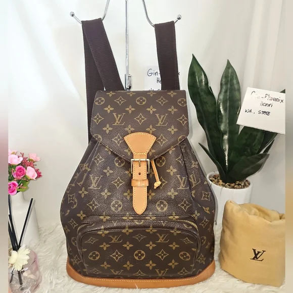 🔥Authentic 🔥 Louis Vuitton Brown Monogram Backpack - Picture 1 of 15